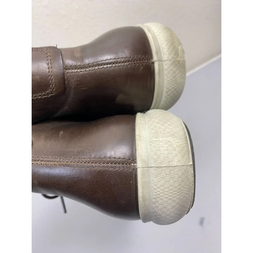 ECCO Brown Leather Chukka Boot EU 41size 7/ 7.5 Lace up Classic